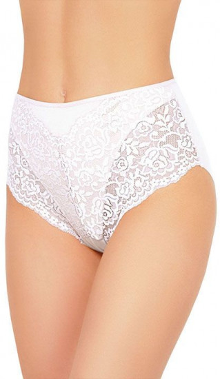 Высокие хлопковые трусики с кружевом Lace Cotton Band