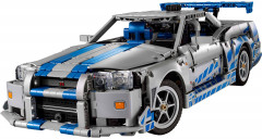 Конструктор Technic 42210 Двойной форсаж: автомобиль Nissan Skyline GT-R (R34). 2 Fast 2 Furious Nissan Skyline GT-R (R34) Car - Фото 1