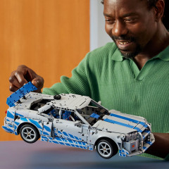 Конструктор Technic 42210 Двойной форсаж: автомобиль Nissan Skyline GT-R (R34). 2 Fast 2 Furious Nissan Skyline GT-R (R34) Car - Фото 4