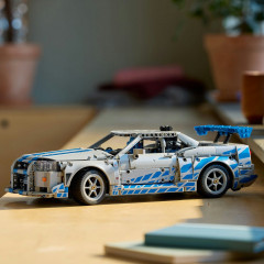 Конструктор Technic 42210 Двойной форсаж: автомобиль Nissan Skyline GT-R (R34). 2 Fast 2 Furious Nissan Skyline GT-R (R34) Car - Фото 6