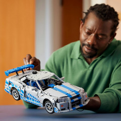 Конструктор Technic 42210 Двойной форсаж: автомобиль Nissan Skyline GT-R (R34). 2 Fast 2 Furious Nissan Skyline GT-R (R34) Car - Фото 7