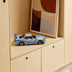 Конструктор Technic 42210 Двойной форсаж: автомобиль Nissan Skyline GT-R (R34). 2 Fast 2 Furious Nissan Skyline GT-R (R34) Car - Фото 8