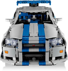Конструктор Technic 42210 Двойной форсаж: автомобиль Nissan Skyline GT-R (R34). 2 Fast 2 Furious Nissan Skyline GT-R (R34) Car - Фото 15