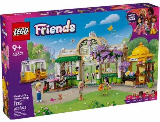 Конструктор LEGO® 42671 Кафе с растениями и цветочный магазин
