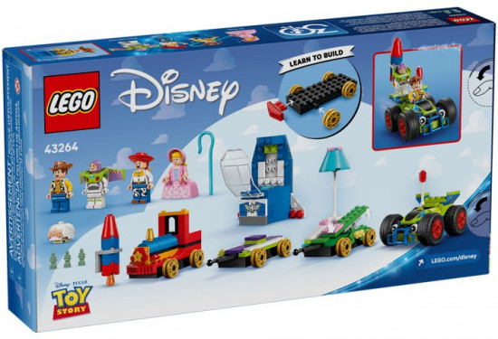 Конструктор LEGO® 43264 Поезд и гоночная машинка из Истории игрушек