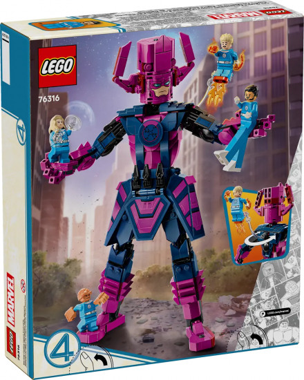 Конструктор LEGO® 76316 Супер Герои: Галактус против Фантастической четверки