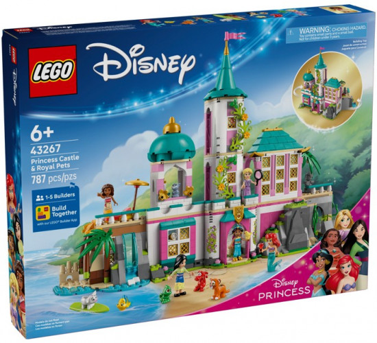 Конструктор LEGO® 43267 Замок принцессы и королевские питомцы