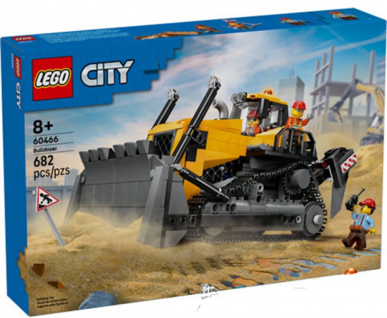 Конструктор LEGO® 60466 Желтый бульдозер