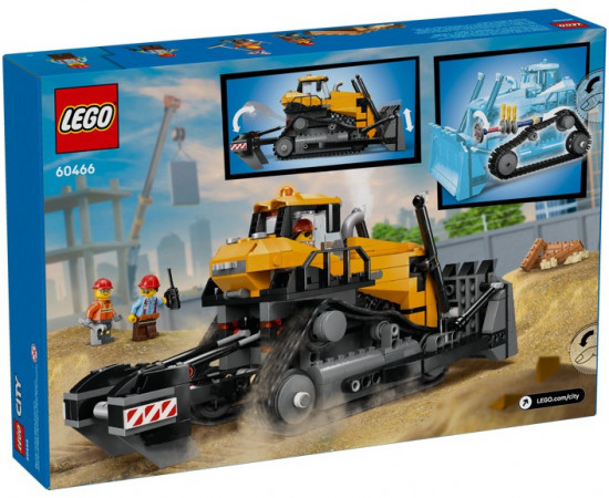 Конструктор LEGO® 60466 Желтый бульдозер