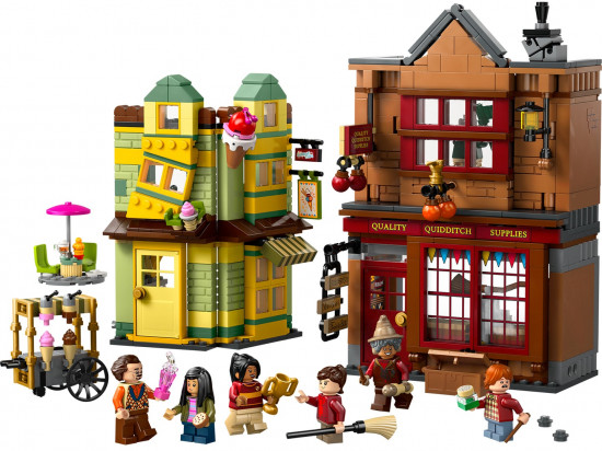 Конструктор LEGO® 76452 Магазин «Всё для квиддича» и кафе-мороженое