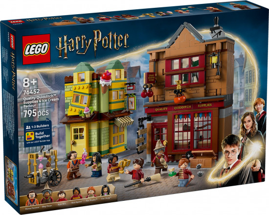Конструктор LEGO® 76452 Магазин «Всё для квиддича» и кафе-мороженое