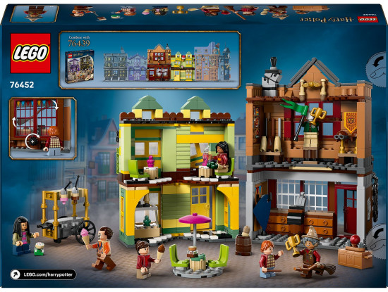 Конструктор LEGO® 76452 Магазин «Всё для квиддича» и кафе-мороженое
