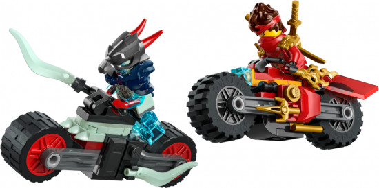 Конструктор LEGO® 71838 Скоростная гонка Кая на мотоцикле