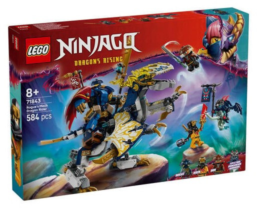 Конструктор LEGO® 71843 Механический драконий всадник Плута