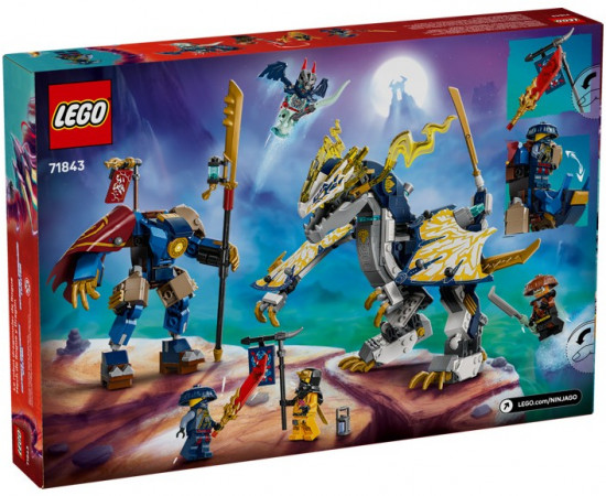 Конструктор LEGO® 71843 Механический драконий всадник Плута