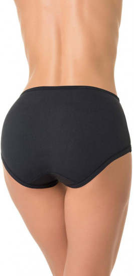 Трусики plus size с кружевной вставкой