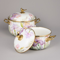 Набор кастрюль эмалированных с крышками «Irises» - Фото 5