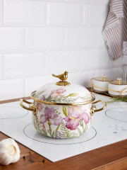 Набор кастрюль эмалированных с крышками «Irises» - Фото 12