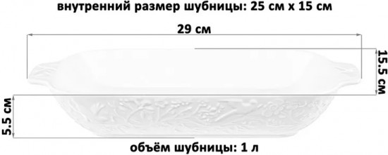 Набор блюд-шубниц «Райский сад»