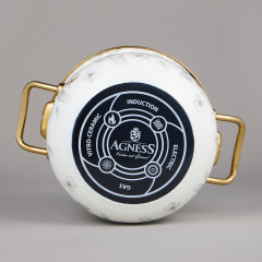 Набор кастрюль эмалированных с крышками «Apple Garden» - Фото 6