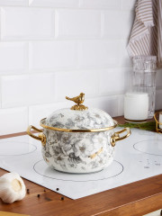 Набор кастрюль эмалированных с крышками «Apple Garden» - Фото 18