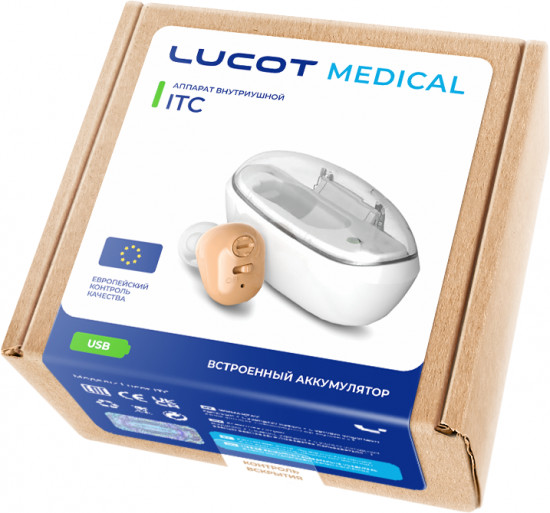 Cлуховой аппарат внутриушной Lucot ITC