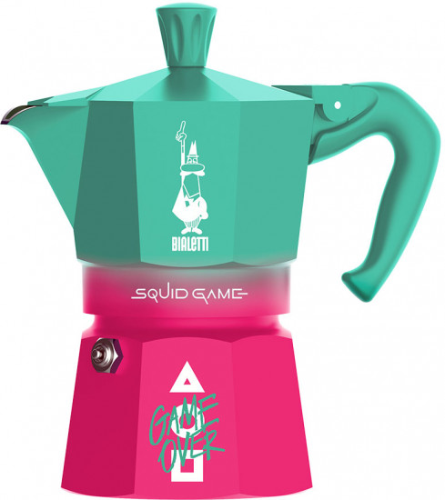 Кофеварка гейзерная «Moka Express Squid Game»