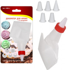 Декоратор для крема с насадками - Фото 1