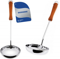 Половник с деревянной ручкой - Фото 4