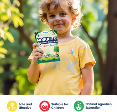 Детские репеллентные пластыри от комаров с картинками «Mosquito» - Фото 1