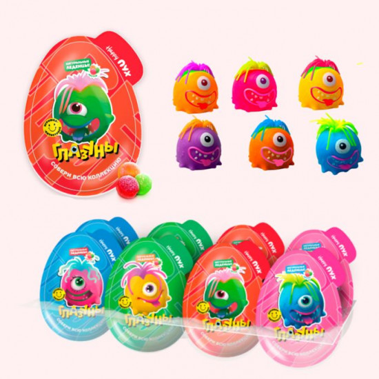 Монпансье с игрушкой «Глазуны»