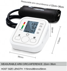 Автоматический тонометр с голосовым сопровождением на английском языке - Фото 6