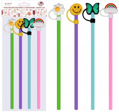 Набор трубочек для коктейлей с колпачком - Фото 7