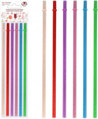 Набор трубочек для коктейлей «Блестки» - Фото 1