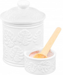 Банка для соли с деревянной ложкой «Тропики» - Фото 3