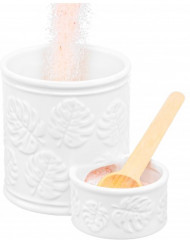 Банка для соли с деревянной ложкой «Тропики» - Фото 4