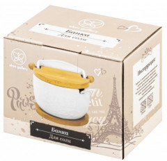 Банка для соли с ложкой на подставке «Salt» - Фото 8