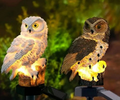 Садовая фигура на солнечной батарее «Сова» - Фото 1