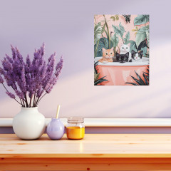 Картина по номерам «Купание котят» - Фото 2