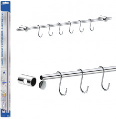 Набор: рейлинг с креплением и крючками - Фото 3