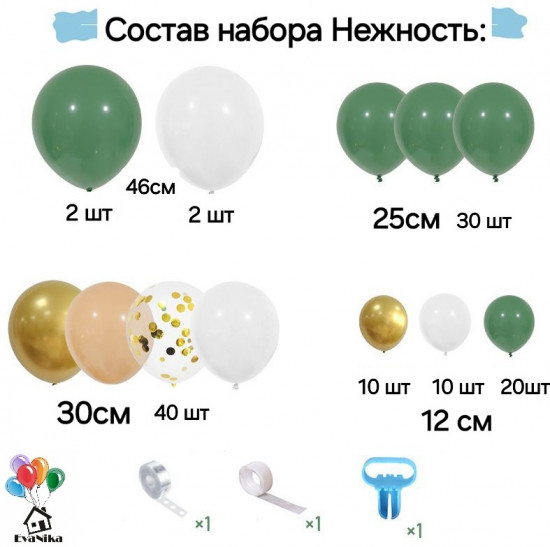Набор шаров для фотозоны «Нежность»