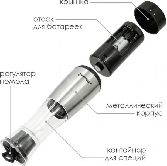 Мельница электрическая для специй ATH-4617