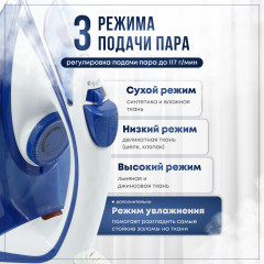 Утюг с пароувлажнением ATH-5545 - Фото 2