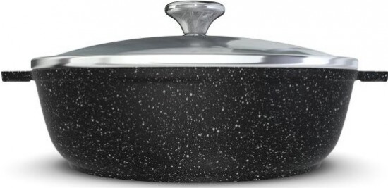 Жаровня со стеклянной крышкой «Neva Granite»