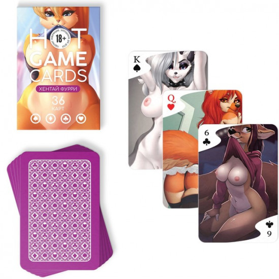 Карты игральные «Hot Game Cards. Хентай Фурри»