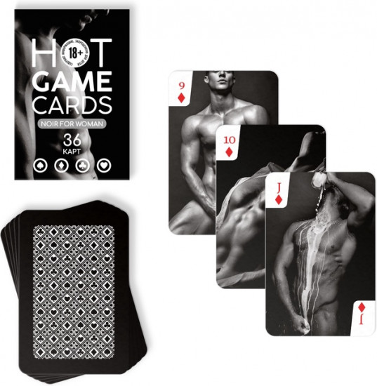 Карты игральные «Hot Game Cards. Noir For Woman»