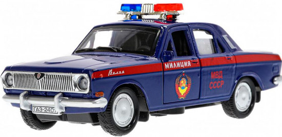 Машина металлическая «ГАЗ-2401 Волга Милиция»