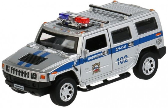 Машина металлическая «Hummer H2 Полиция»