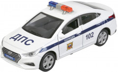 Машина металлическая «Hyundai Solaris Полиция» - Фото 3
