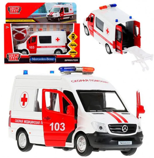 Машина металлическая «Mercedes Benz Sprinter Скорая»